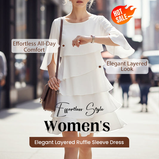Casual Edge Layered Ruffle Dress