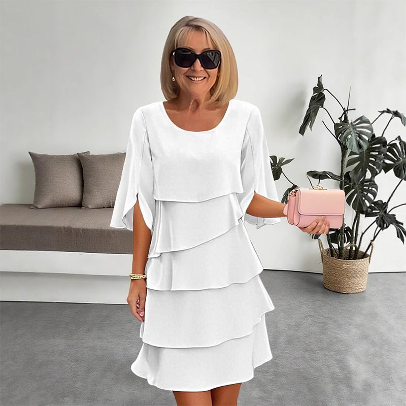 Casual Edge Layered Ruffle Dress